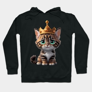 Cutest tabby kitten princess Hoodie